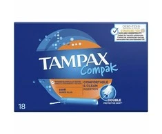 Tampax Compak S Plus 18 tamponų