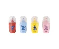 Šviečiančių markerių rinkinys Stitch 4 Dalys Spalvotas