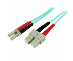 StarTech Fiber Patchcord, 50 / 125, LC- SC, Žalias (A50FBLCSC2)