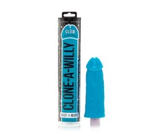 Clone-A-Willy - rinkinys Glow-in-the-Dark Mėlyna