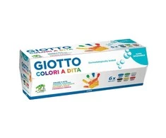 Fila Giotto Pirštų piešėjas Giotto Pirštų dažų 6x100ml