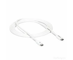 USB kabelis StarTech USB-C – USB-C 2 m baltas (TBLT3MM2MW)
