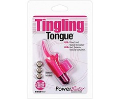 Power Bullet Rožinė PowerBullet - Tingling Tongue Vibrator Rožinė