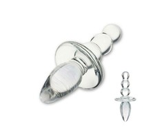 Glas - Titus Beaded Glass Butt Plug