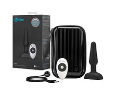 B-Vibe - Trio Remote Control Butt Plug Juodas