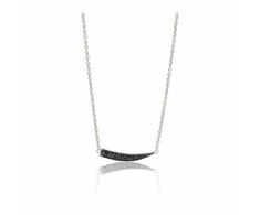 Biżuteria SIF JAKOBS C1010-BK. CHOKER, Kolor juoda. Kobieta.
