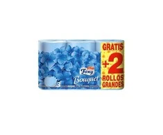 "Foxy Bouquet" spalvotas tualetinis popierius 3 sluoksniai 4 + 2 ritinėliai