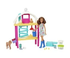 Barbie Mattel Džiaugsmingų viščiukų lėlių Barbė rinkinys HGY88