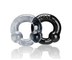 Oxballs - Ultraballs Cockring 2-pack Juodas &amp; Clear