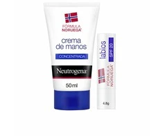 "Neutrogena" kvepiantis rankų kremas 50ml + lūpų priežiūros priemonė Spf 20 4,8g