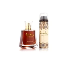Lattafa Raghba unisex rinkinys (100 ml EDP kvepalai + 50 ml purškiamas dezodorantas)