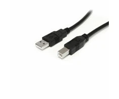 USB kabelis StarTech USB-A - USB-B 10 m juoda (USB2HAB30AC)