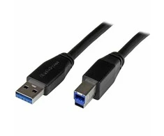 USB kabelis StarTech USB-A - USB-B 10 m juodas (S55057663)