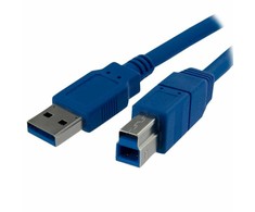 USB kabelis StarTech USB-A - 1 m mėlyna (USB3SAB1M)