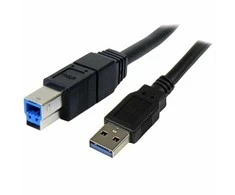 Kabelis USB StarTech USB-A - USB-B 3 m Mėlyna (USB3SAB3MBK)