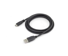 USB kabelis Equip USB-A - USB-C 3 m juoda (128886)