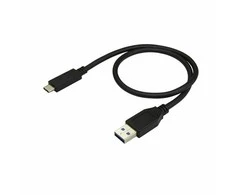 USB laidas StarTech USB-A – USB-C 0,5 m juodas (USB31AC50CM)