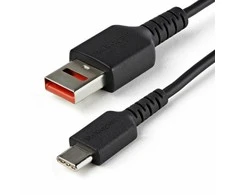 USB kabelis StarTech USB-A - USB-C 1 m Juodas (USBSCHAC1M)