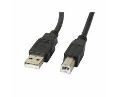 LANBERG CA-USBA-10CC-0050-BK Lanberg kabelis USB 2.0 AM-BM 5m juodas