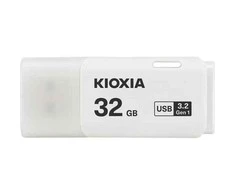 USB Atmintinė - Kioxia TransMemory U301, 128 GB, Balta