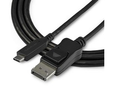 USB kabelis StarTech USB-C - DisplayPort 1 m Juodas (CDP2DP141MB)