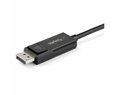 StarTech CDP2DP141MBD USB-C adapterio kabelis USB-C kištukas (DP Old) iki DP 1.4 kištukas, 1m, juodas