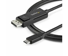 USB kabelis StarTech USB-C - DisplayPort 1,2 m Juodas (CDP2DP2MBD)