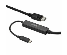 USB kabelis StarTech USB-C - DisplayPort 3 m Juodas (CDP2DPMM3MB)