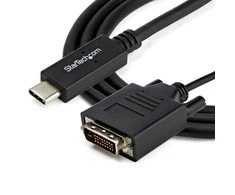 USB kabelis StarTech USB-C - DVI-D 2 m Juodas (CDP2DIMM2MB)