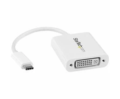 USB adapteris StarTech USB-C – DVI Baltas (CDP2DVIW)