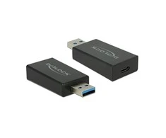 Delock Converter USB 3.1 Gen 2 Type-A vyriškas > USB Type-C™ moteriškas aktyvus juodas
