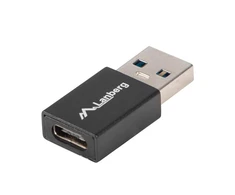 LANBERG AD-UC-UA-01 adapteris USB TYPE-C F -AM 3.1 Juodas