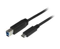 USB kabelis StarTech USB-C - USB-B 2 m Juodas (USB315CB2M)