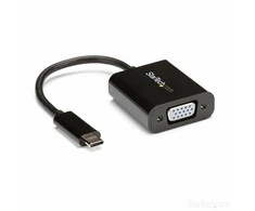 USB adapteris StarTech USB-C - VGA Juodas (CDP2VGA)