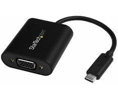 Adapteris USB StarTech USB-C - VGA Juodas (CDP2VGASA)