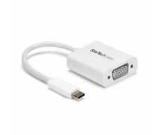 USB adapteris StarTech USB-C – VGA balta (CDP2VGAW)