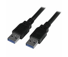 USB laidas 3.0 Startech USB3SAA3MBK 3 m Juoda