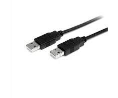 StarTech USB kabelis USB-A – USB-A 1 m juodas (USB2AA1M)