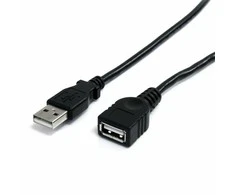 USB laidas Startech USBEXTAA10BK Juoda 3 m