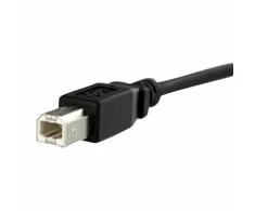 StarTech.com USB 2.0 Panel Mount Kabelis B/B USB kabelis 0,3 m USB B Juoda