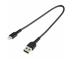 USB - žaibo kabelis Startech RUSBLTMM30CMB USB A Juodas