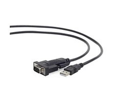 GEMBIRD UAS-DB9M-02 Gembird USB į nuoseklųjį prievadą keitiklis DB9M juodas