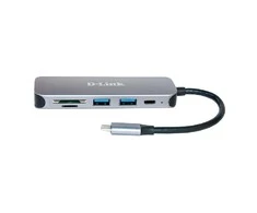 D-LINK DUB-2325 E 5-IN-1 USB-C KORTELĖS SKAITYtuvas