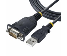 USB kabelis StarTech USB-A - DB-9 0.91 m Juodas (1P3FP- USB- SERIAL)