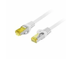 LANBERG patchcord kat.6A S/FTP LSZH CU 0.25m pilkas