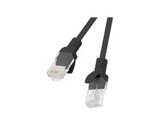 LANBERG PCU6-10CC-0100-BK Patchcord RJ45 kat. 6 UTP 1m lizdai