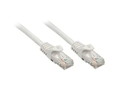 Tinklo kabelis - LINDY 1m Cat.5e U/UTP 100MHz RJ45 M Pilkas