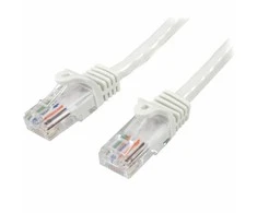 StarTech RJ-45 / RJ-45, kat. 5E, U / UTP, 10m, balta (45PAT10MWH)
