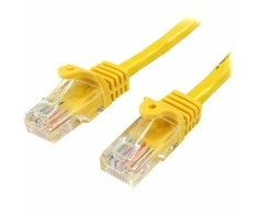 StarTech 1M CAT 5E Geltonas SNAGLESS/ETHERNET RJ45 KABELIO VYNAS Į VYNU