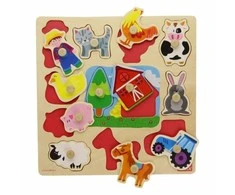 Dėlionė Goula Vaikiška medinė puzlė Diset (12 pcs)